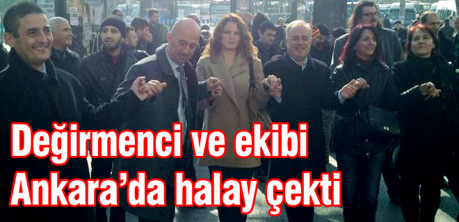 Değirmenci Ankarada halay çekti