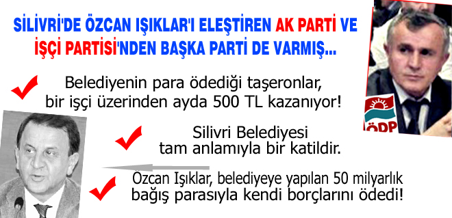 Özcan Işıklar'ı eleştiren başka partiler de varmış