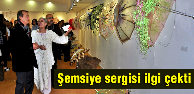 Şemsiye sergisi ilgi çekti