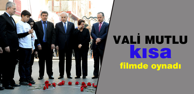 Mutlu, kısa filmde oynadı