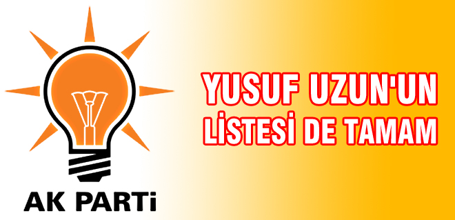 Uzun'un listesi de tamam