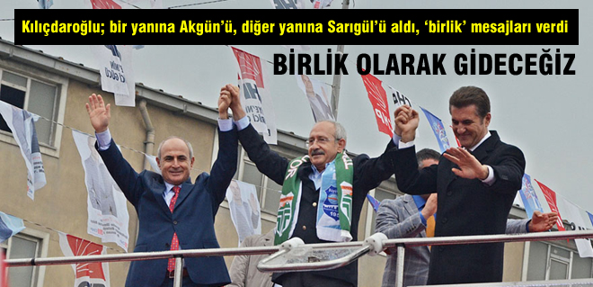 Birlik olarak gideceğiz