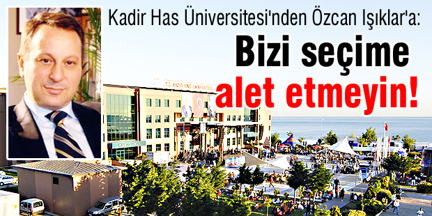 Bizi seçime alet etmeyin!