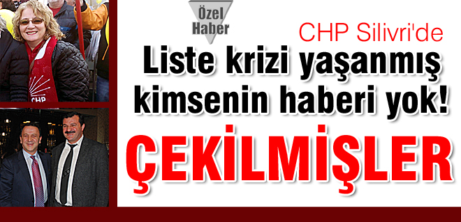 ÇEKİLMİŞLER!