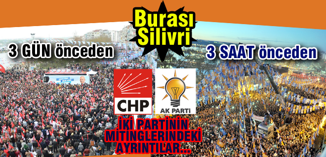 İki liderin Silivri mitingi arasındaki farklar!