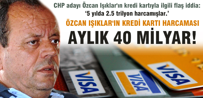 Aylık 40 milyar harcıyor!