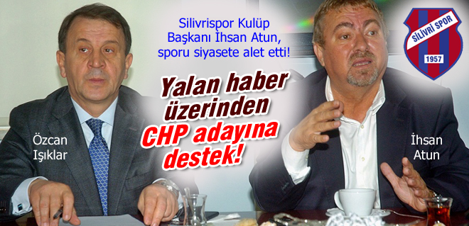 Yalan haber üzerinden Özcan Işıklar'a destek!