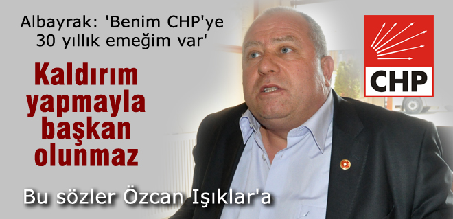 Kaldırım yapmayla başkan olunmaz