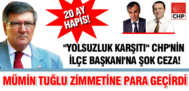 Mümin Tuğlu, zimmetine para geçirdi!