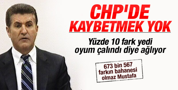 Oylarım çalındı diye ağlıyor