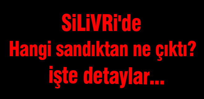 Silivri'de sandık sonuçları