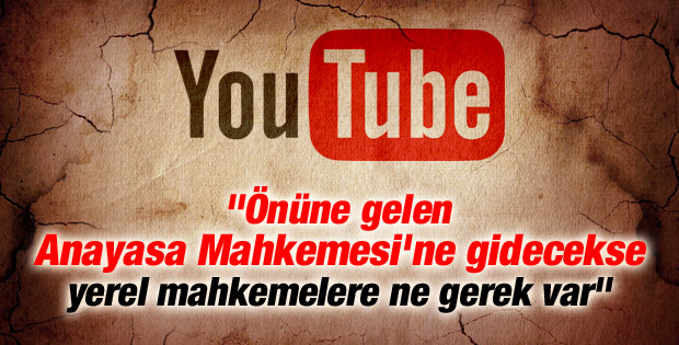 Youtube yasağın kaldırılması için AYM'ye başvurdu