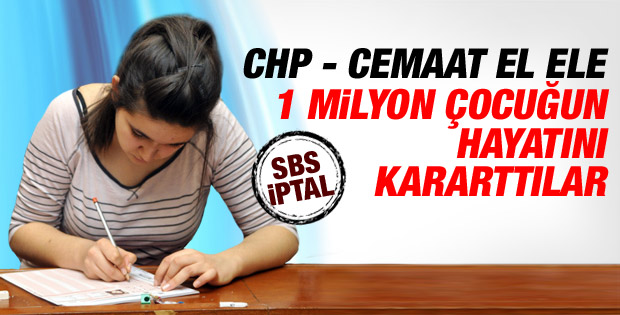 SBS iptal edildi