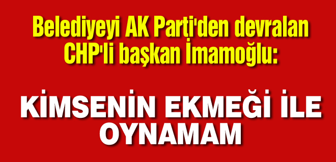 Kiminle çalışacağımıza biz karar veririz
