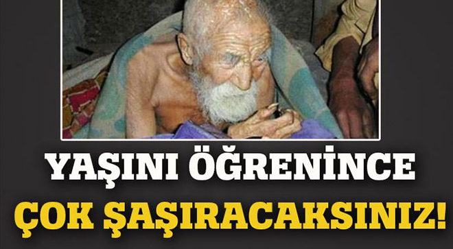 Yaşını duyan kulaklarına inanamıyor!