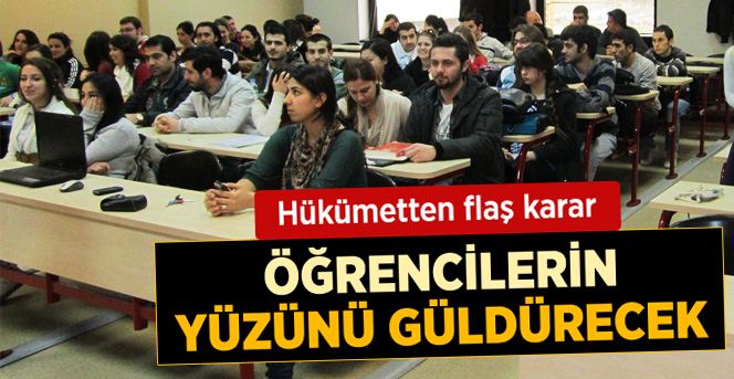 Öğrencileri sevindirecek karar