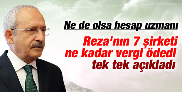 Kılıçdaroğlu: Reza Zarrab ne kadar vergi verdi