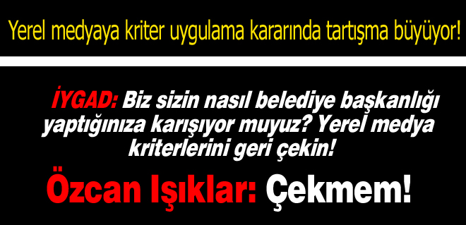 'Çekersin - çekmem' tartışması