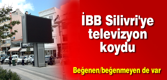 İBB Silivri'ye televizyon koydu