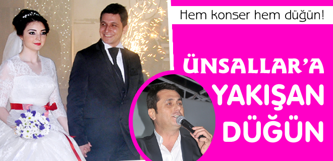Ünsallara yakışan düğün