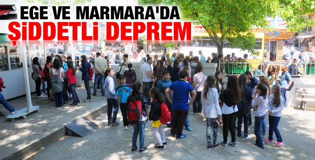 Ege ve Marmara'da deprem