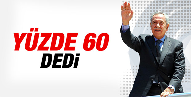 Arınç Güroymak'ta genel seçimler için rakam verdi