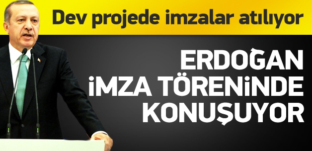 Erdoğan İmza Töreninde Konuşuyor