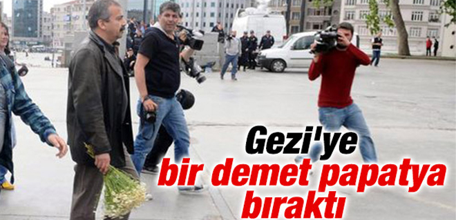 Sırrı Süreyya Gezi Parkı'na gitti