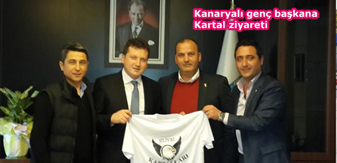 Kanaryalı genç başkana Kartal ziyareti