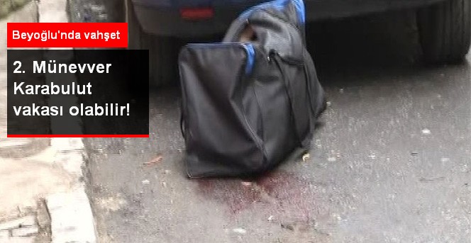 Beyoğlu'nda Yoldaki Çantadan Ceset Çıktı