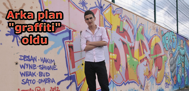 Arka plan 'graffiti' oldu