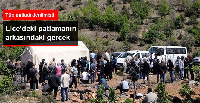 Lice'de Tüp Patladı İddiası Yalan Çıktı