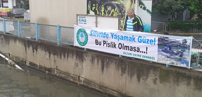 Çevre Derneği'nden pankartlı tepki!