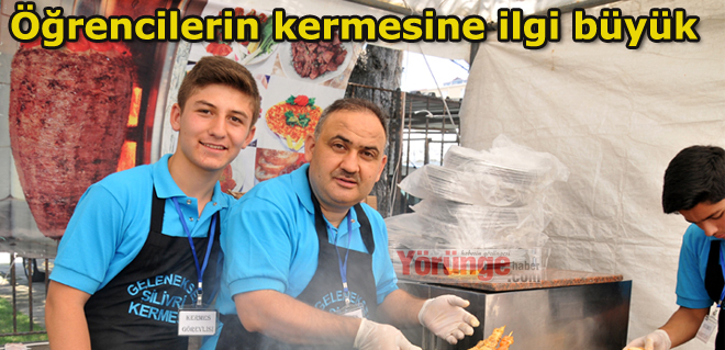 Öğrencilerin kermesine ilgi büyük
