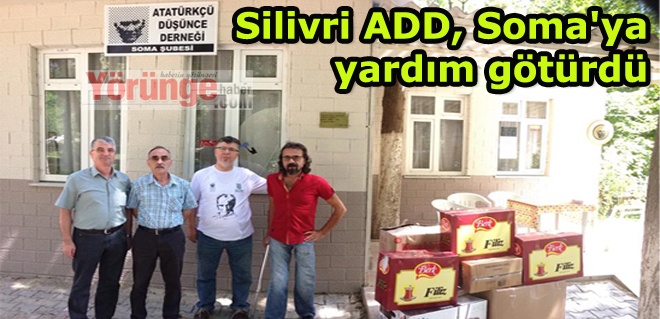 Silivri ADD, Soma'ya yardım götürdü