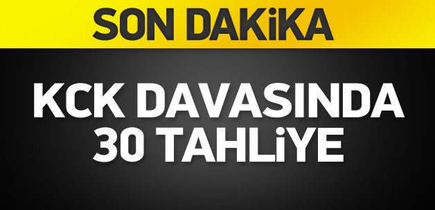 KCK Davası'nda 30 tahliye