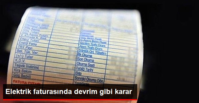 Elektrik Faturalarının Doğruluğu Kontrol Edilebilecek