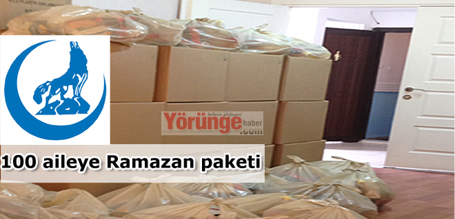 100 aileye Ramazan paketi