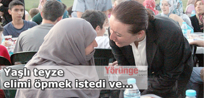 Yaşlı teyze elimi öpmek istedi ve...