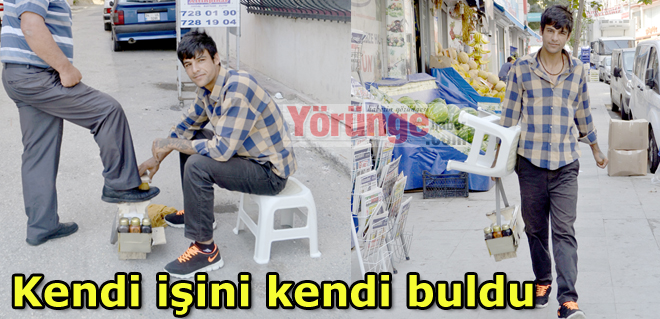 Kendi işini kendi buldu