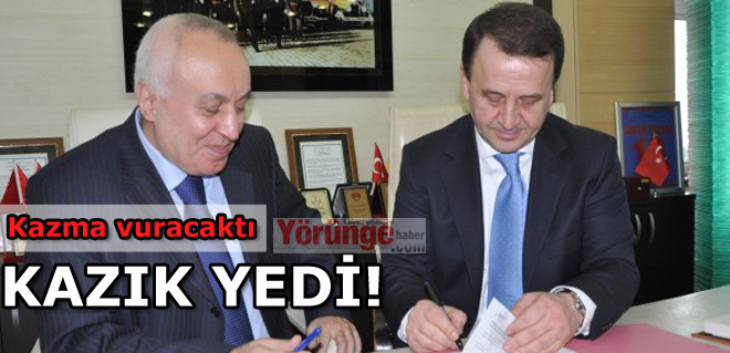 Kazma vuracaktı KAZIK YEDİ!