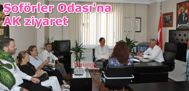 Şoförler Odası'na AK ziyaret