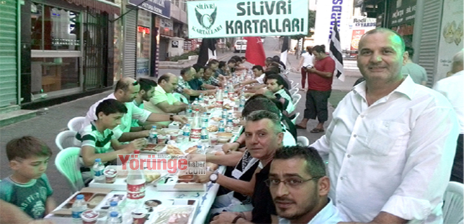 Kartallar hep birlikte oruç açtı
