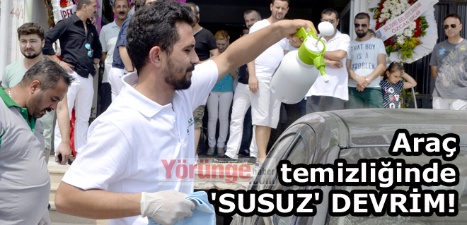 Araç temizliğinde 'SUSUZ' DEVRİM!