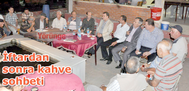 İftardan sonra kahve sohbeti