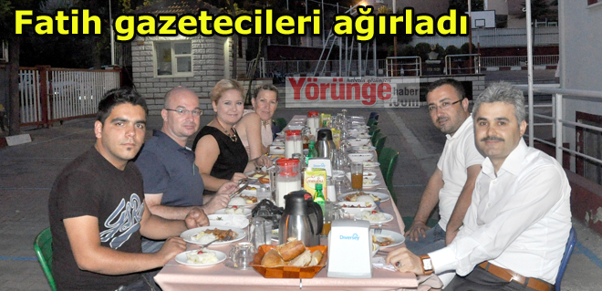 Fatih gazetecileri ağırladı