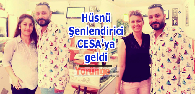 Hüsnü Şenlendirici CESA'ya geldi