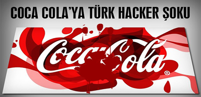 Coca Cola'ya Türk hacker şoku