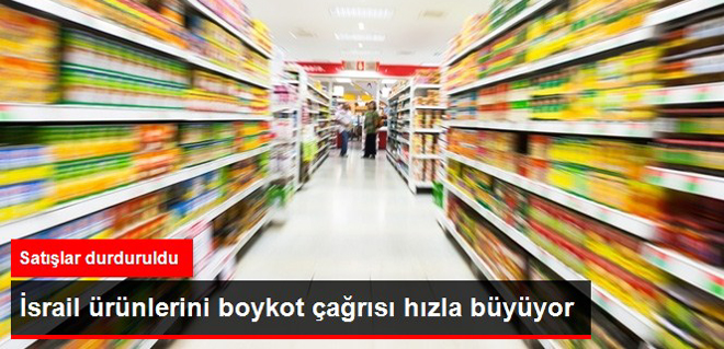 İsrail Ürünlerine Boykot Çağrısı Hızla Büyüyor