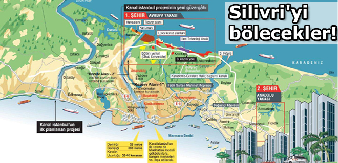 Silivri'yi bölecekler!